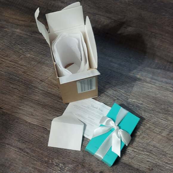 Tiffany & Co. Jewelry - Tiffany & Co. Silver Polishing Cloth Gift Set Original Box Ribbon Tissue Invoice